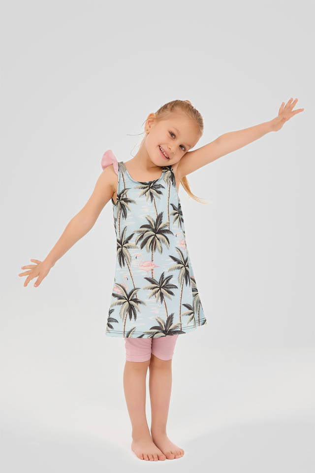 Flamingo Island Swimsuit طقم السباحة جزيرة الفلامنغو