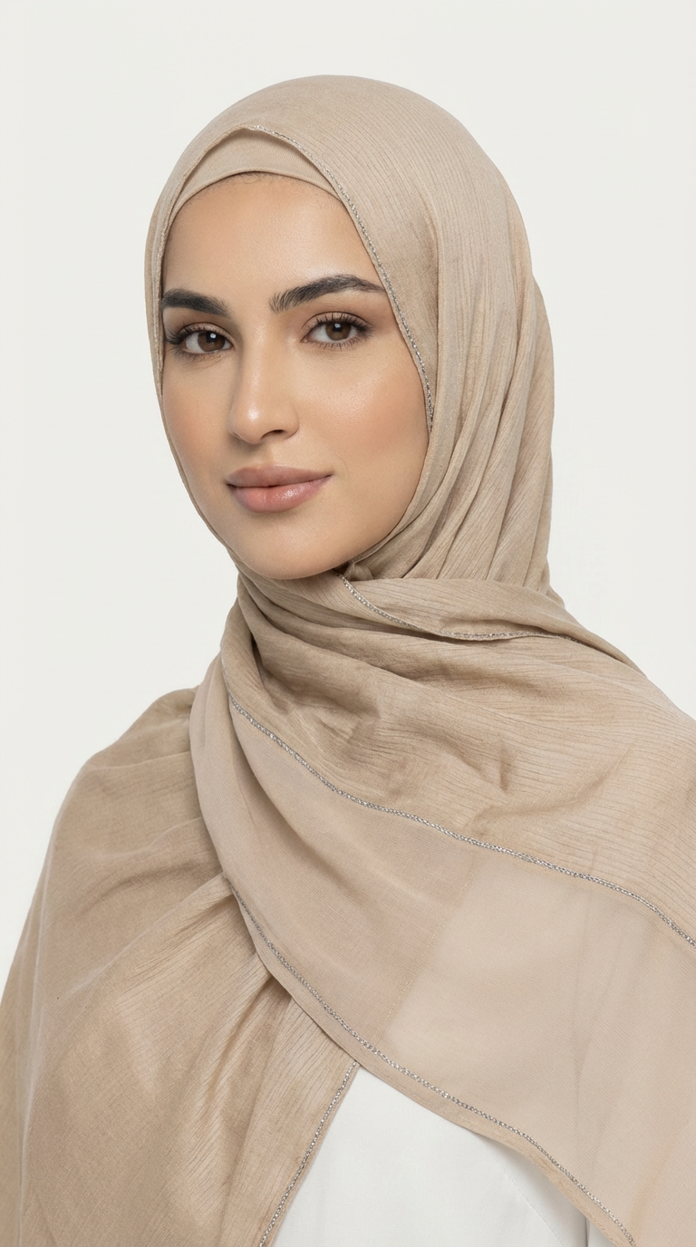 Nude Duo Chiffon Luxe Shal