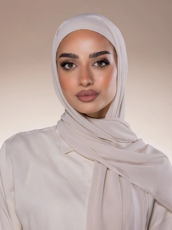 Chiffon Undercap Hijab 2in1