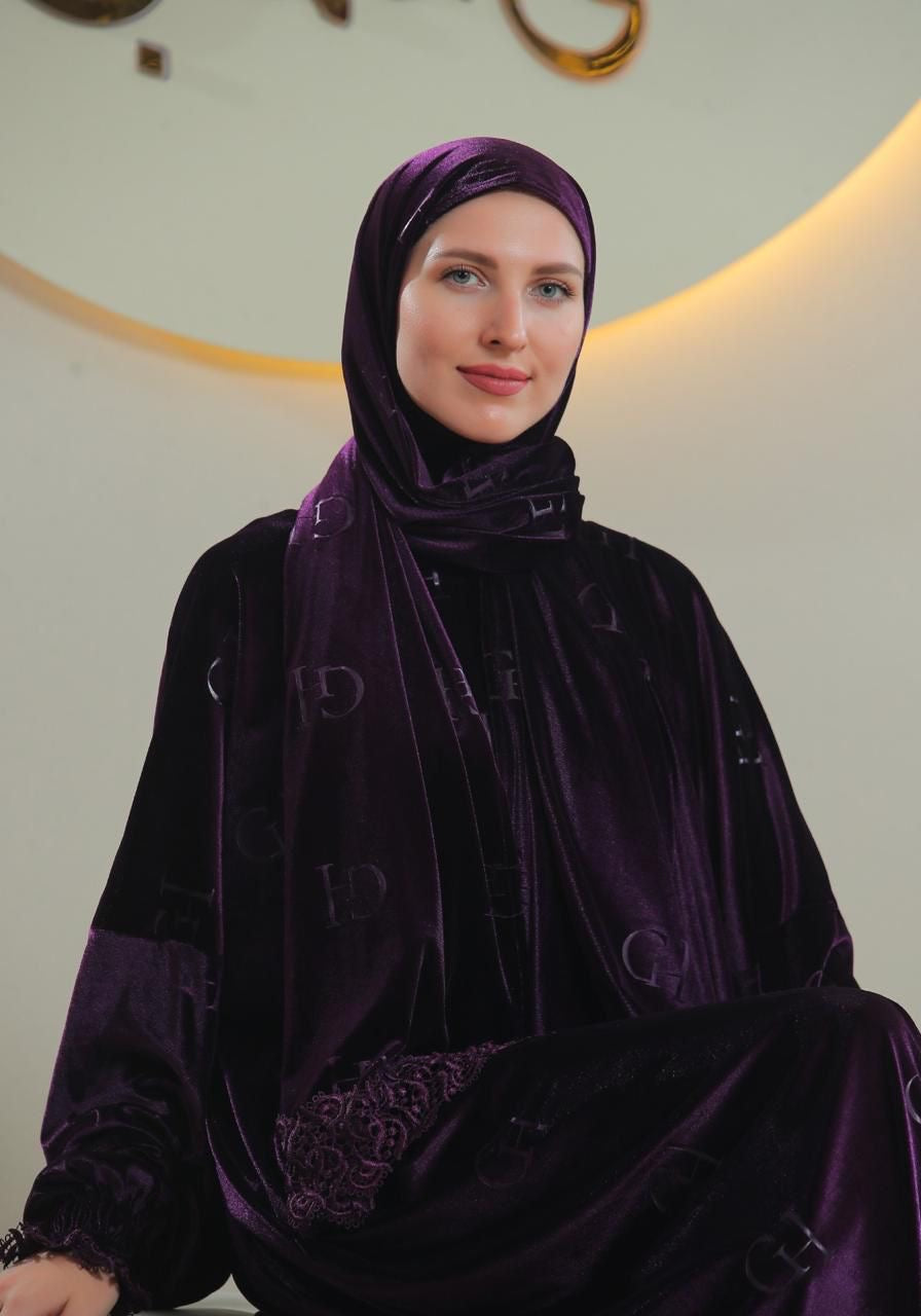 Signature Velvet Prayer Abaya