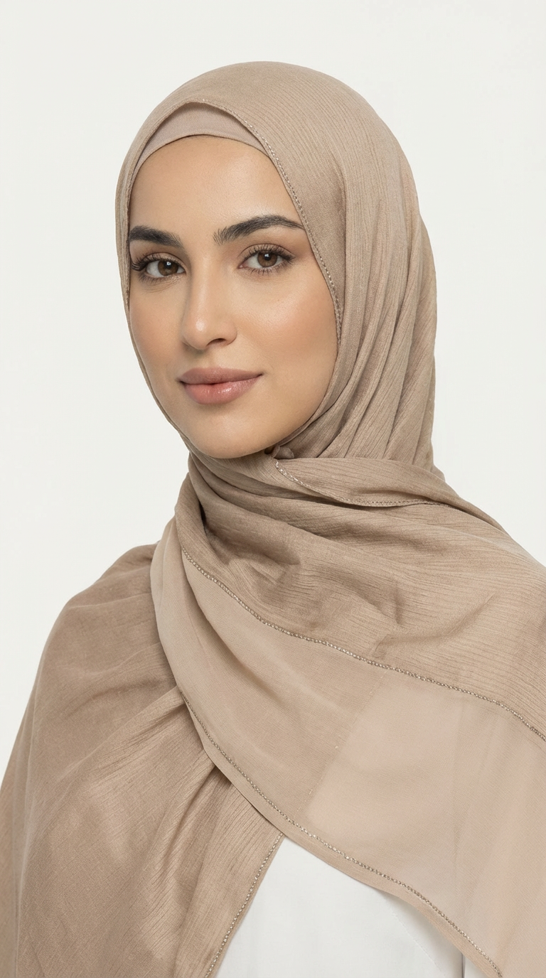 Nude Duo Chiffon Luxe Shal
