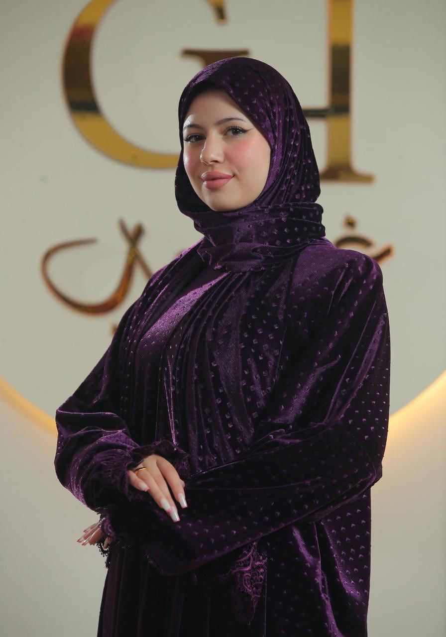 Dolka Velvet Prayer Abaya