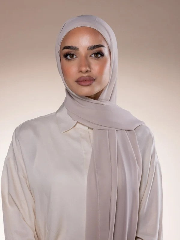 Chiffon Undercap Hijab 2in1