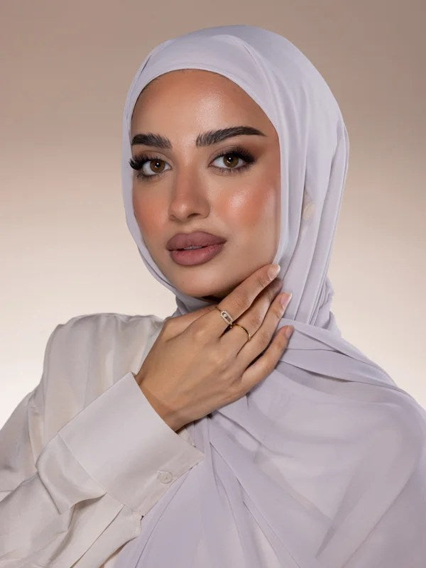 Chiffon Undercap Hijab 2in1