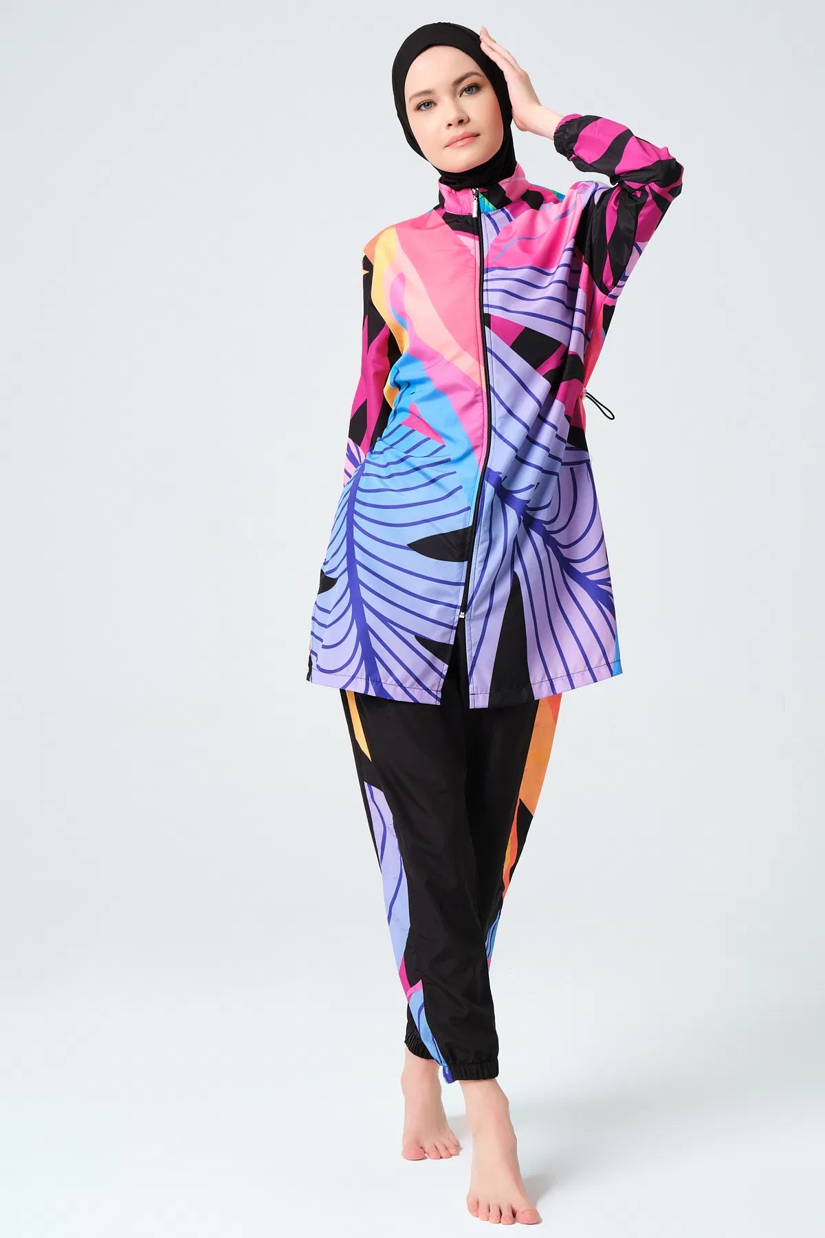 Vivid Palm Burkini بوركيني النخلة النابضة