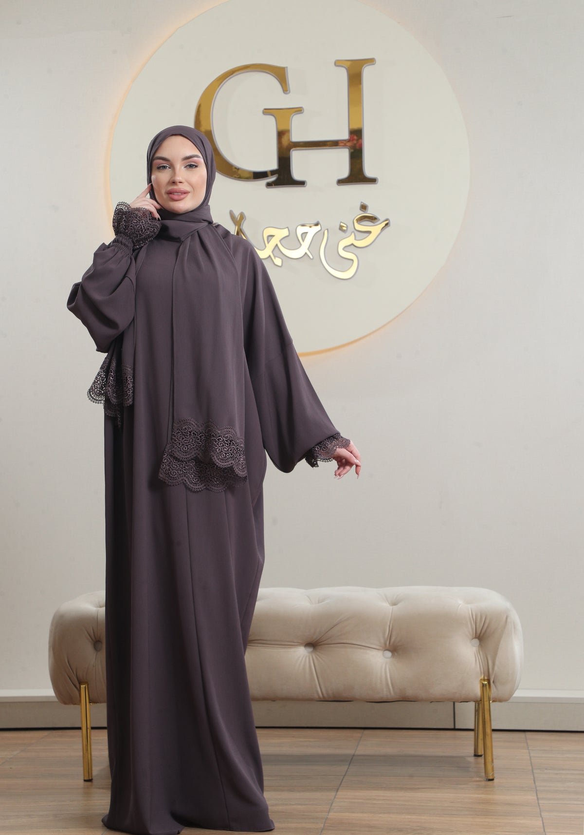 Crepe Prayer Abaya