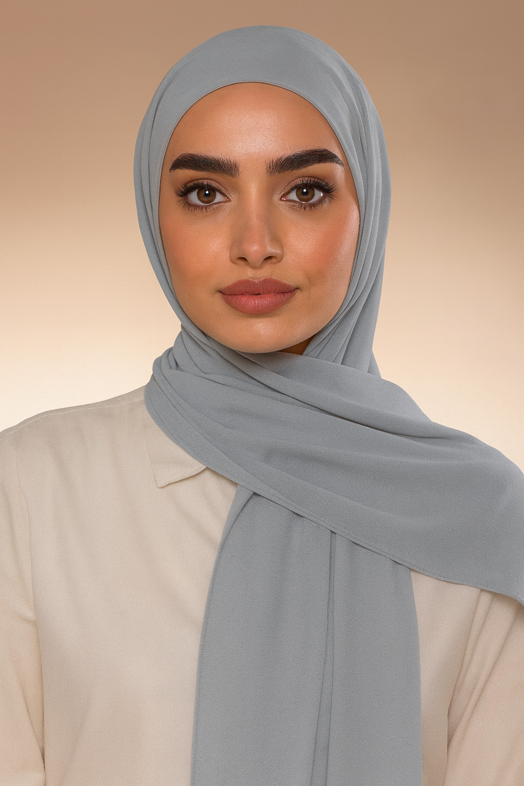 Chiffon Undercap Hijab 2in1