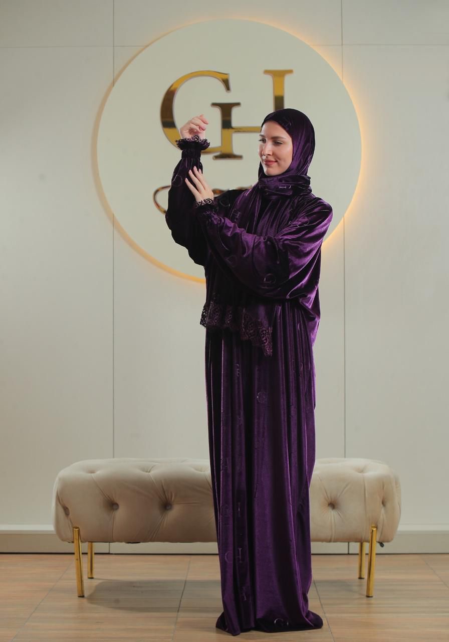 Signature Velvet Prayer Abaya