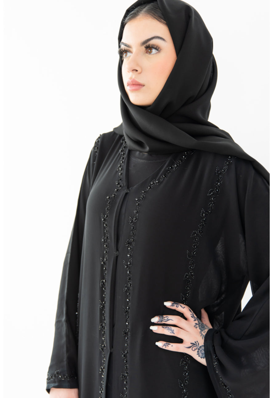 Black Luxury Abaya