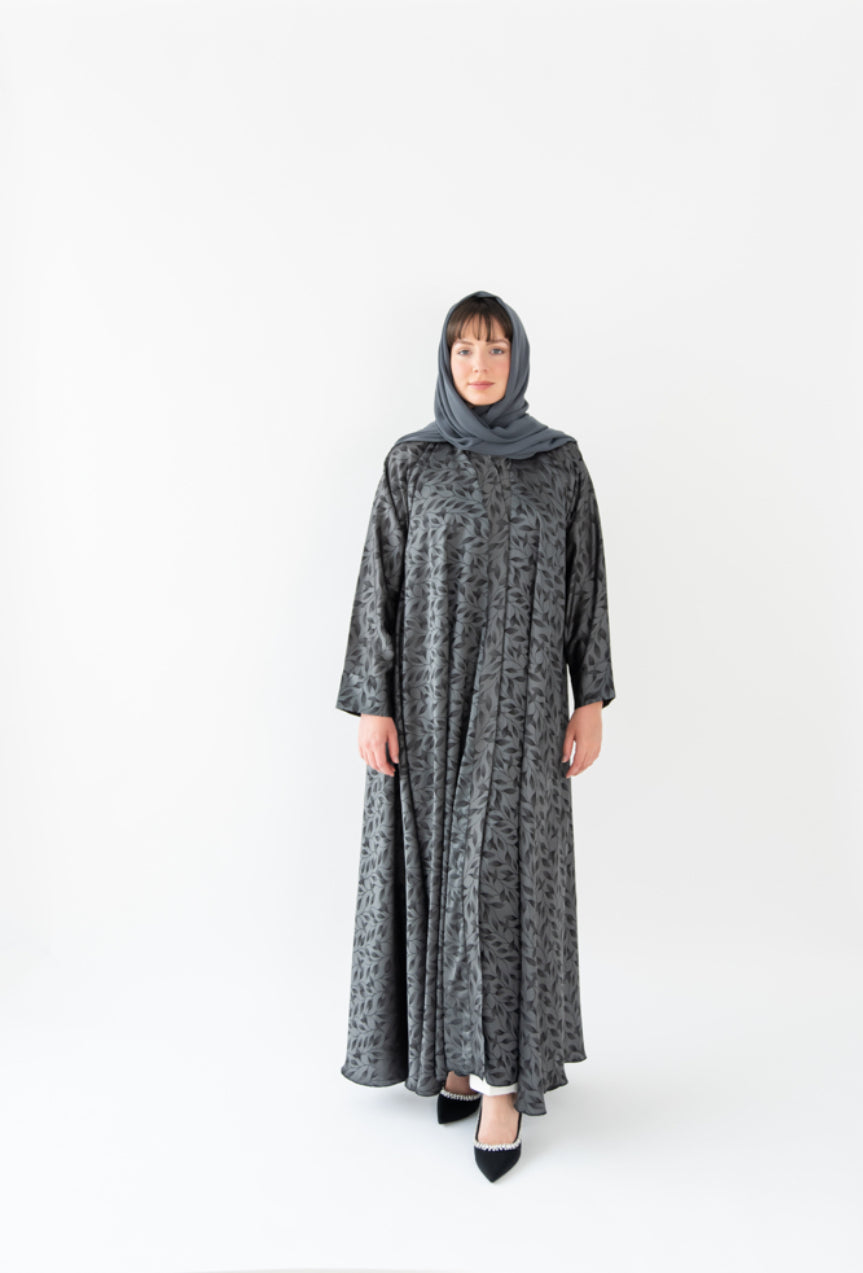 Shiny leaves Abaya