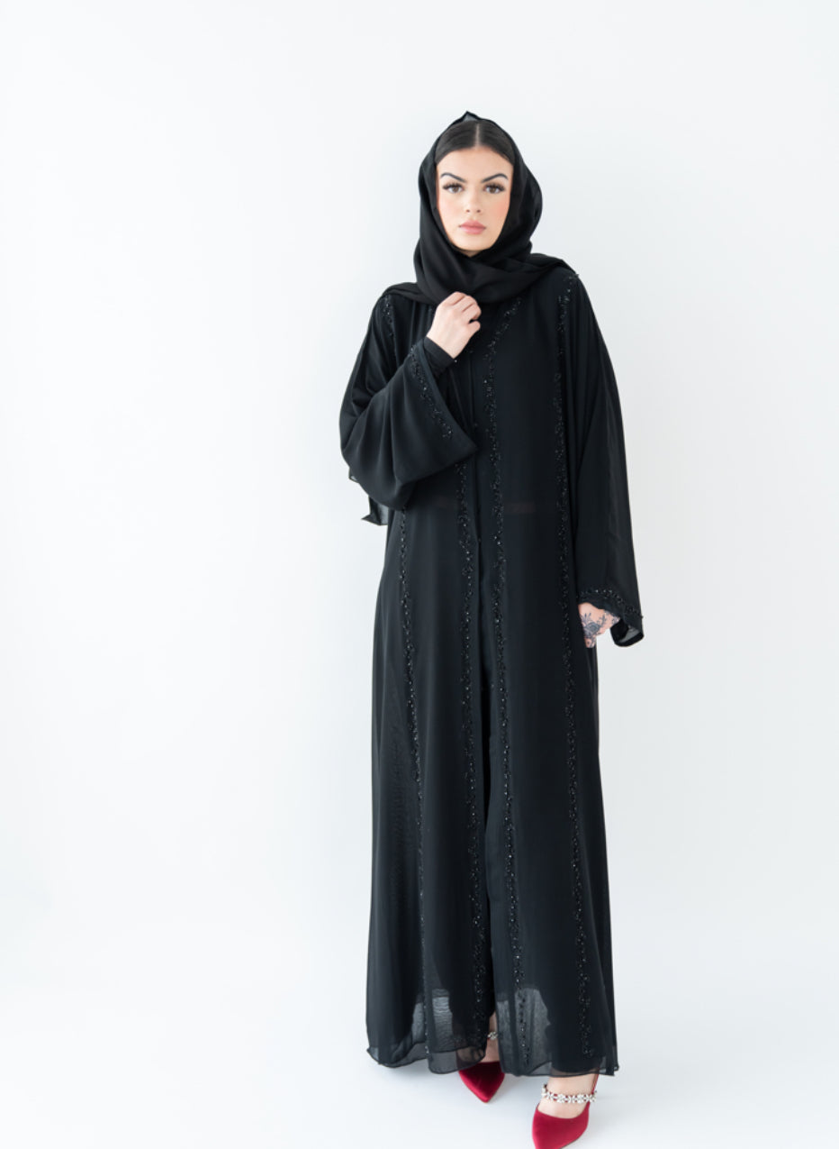 Black Luxury Abaya