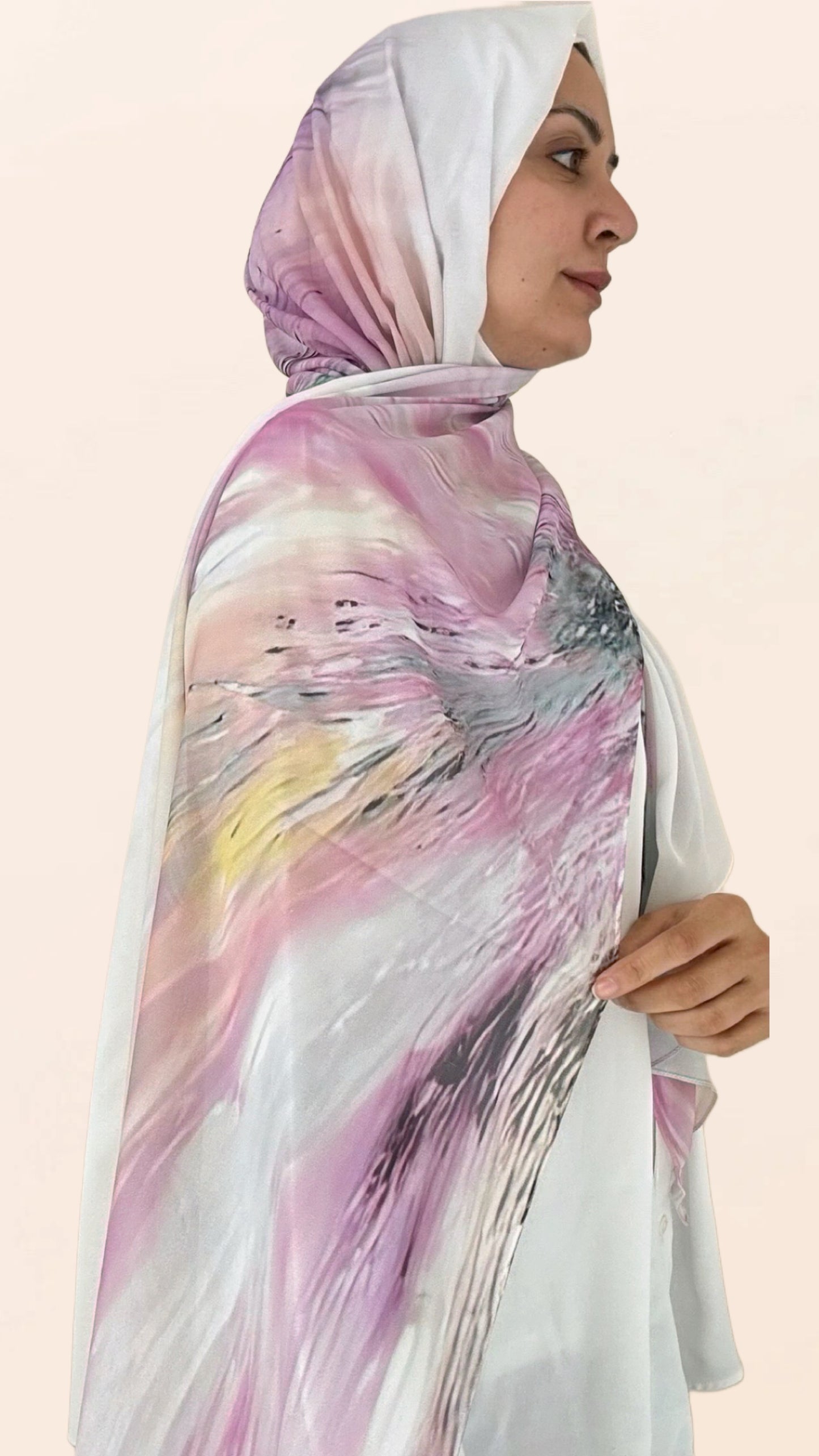 Spring Crepe Chiffon Hijab