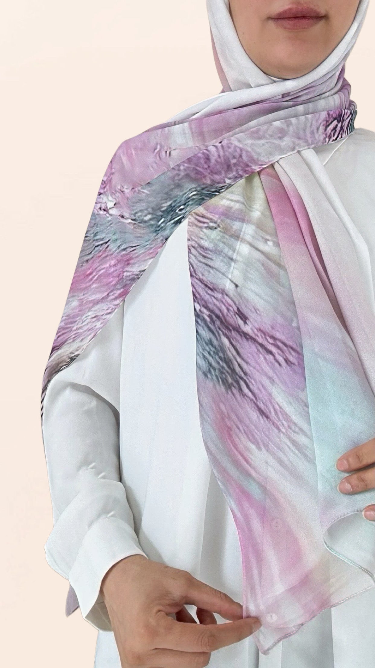 Spring Crepe Chiffon Hijab