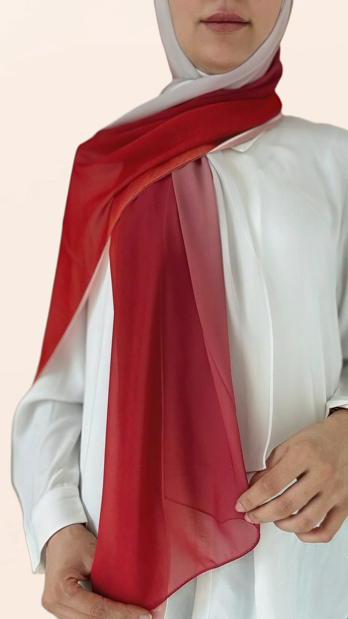 Ombre Crepe Chiffon Hijab