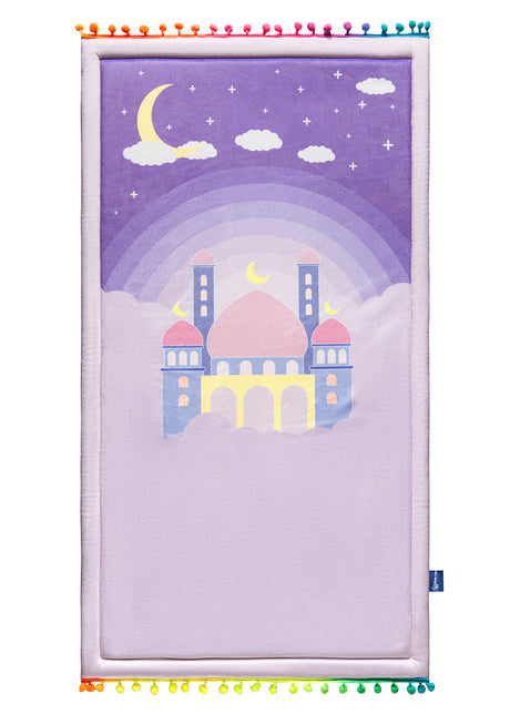 Purple Clouds Kids Prayer Mat