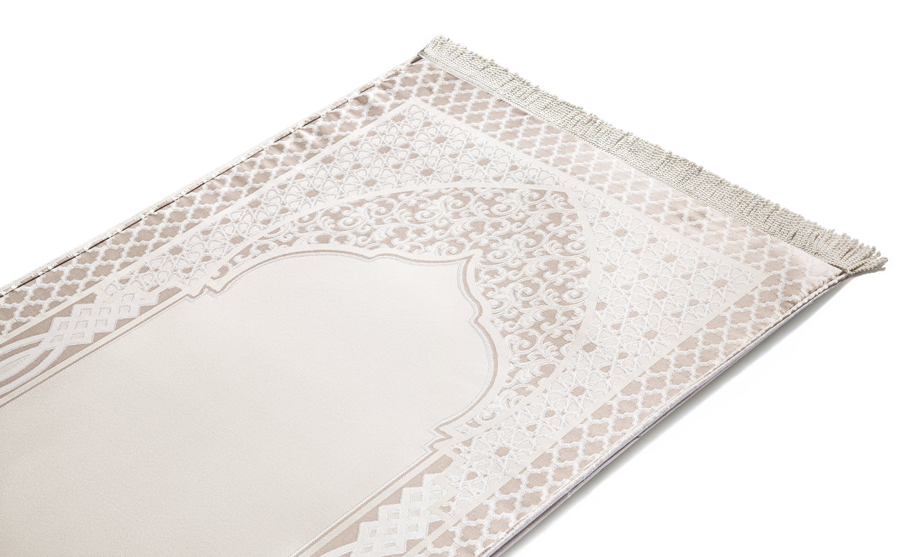 Andalus Beige Prayer Mat
