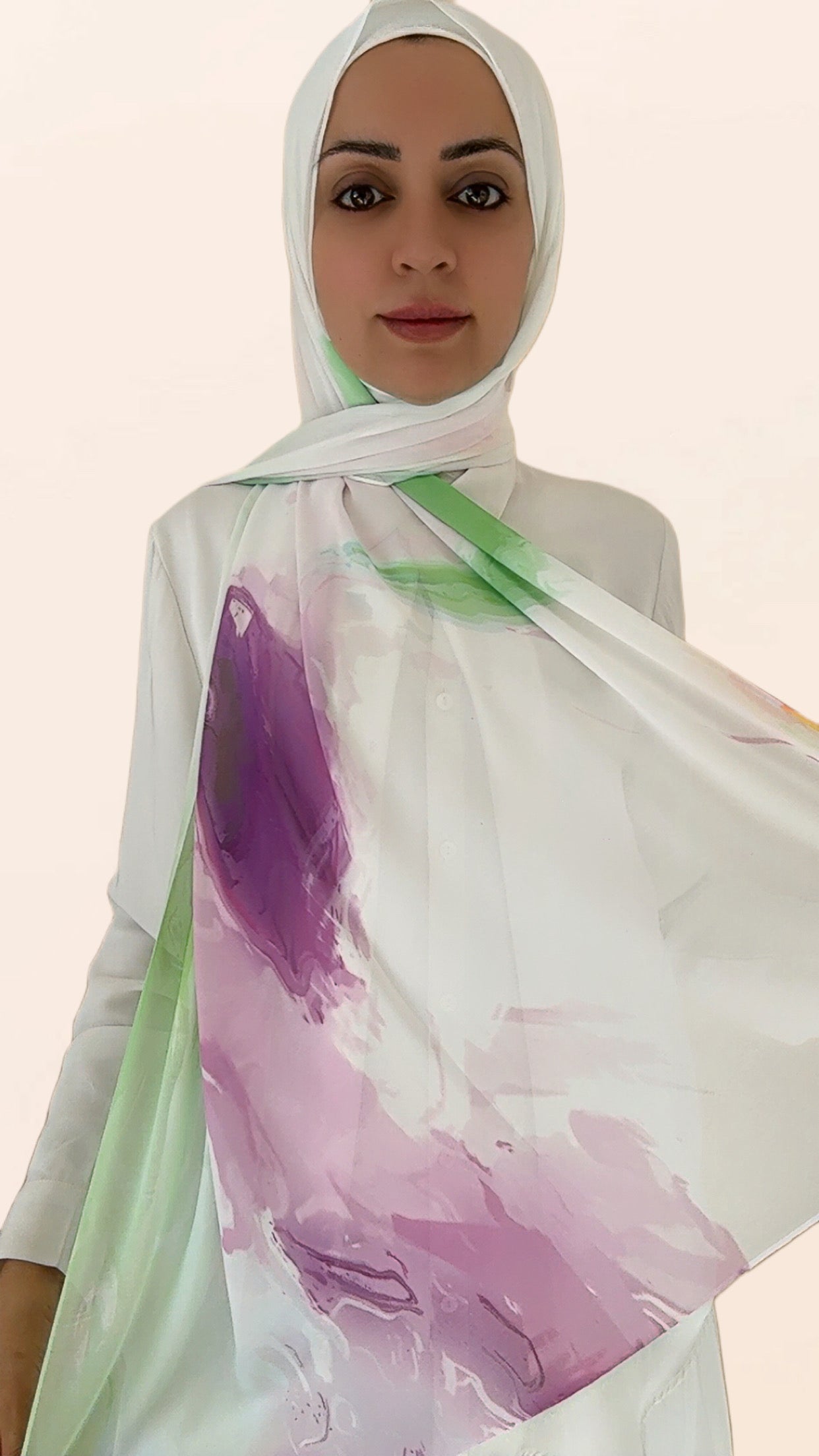 Amethyst Grove Crepe Chiffon Hijab