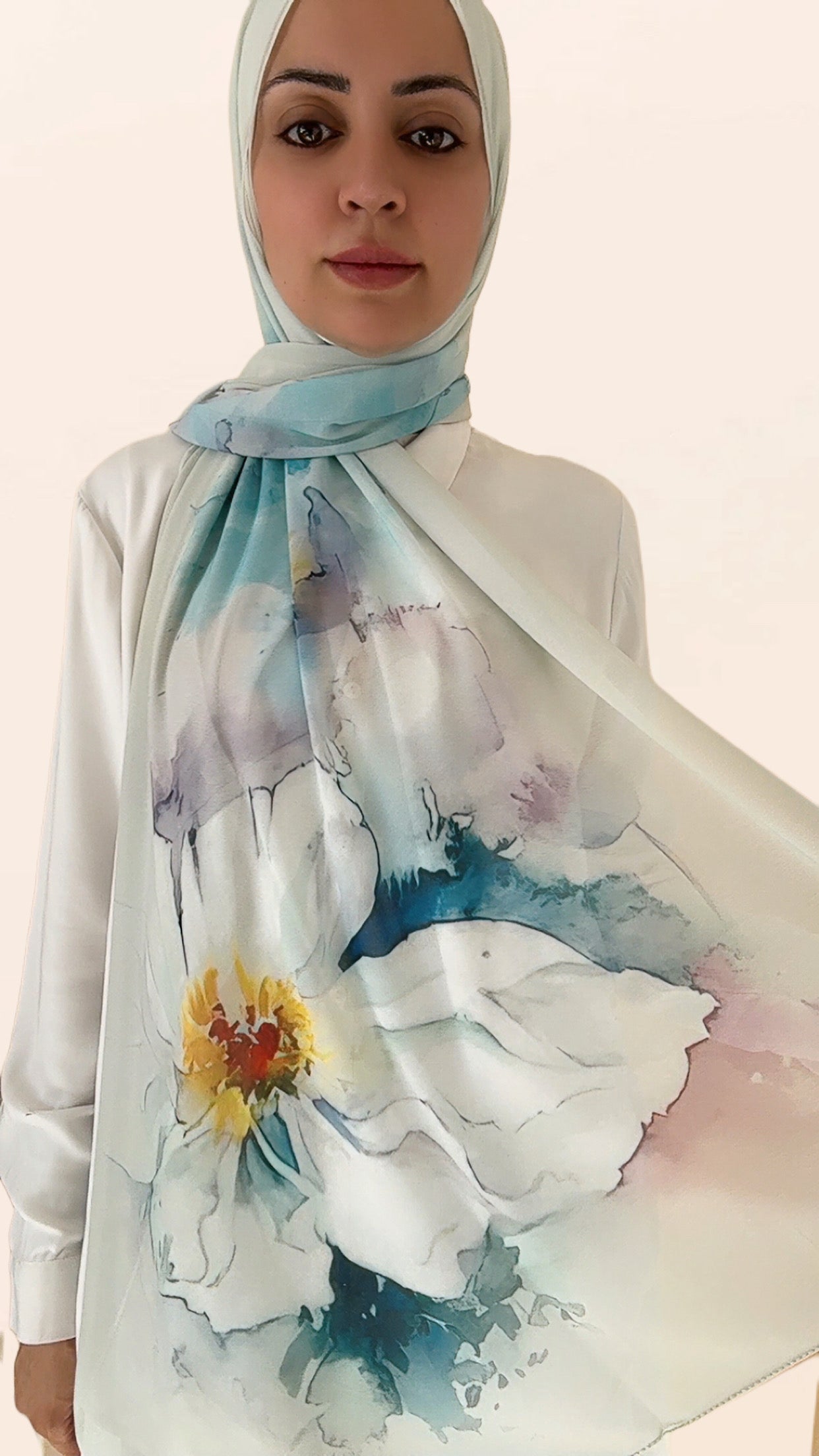 Daffodil Dreams Crepe Chiffon Hijab