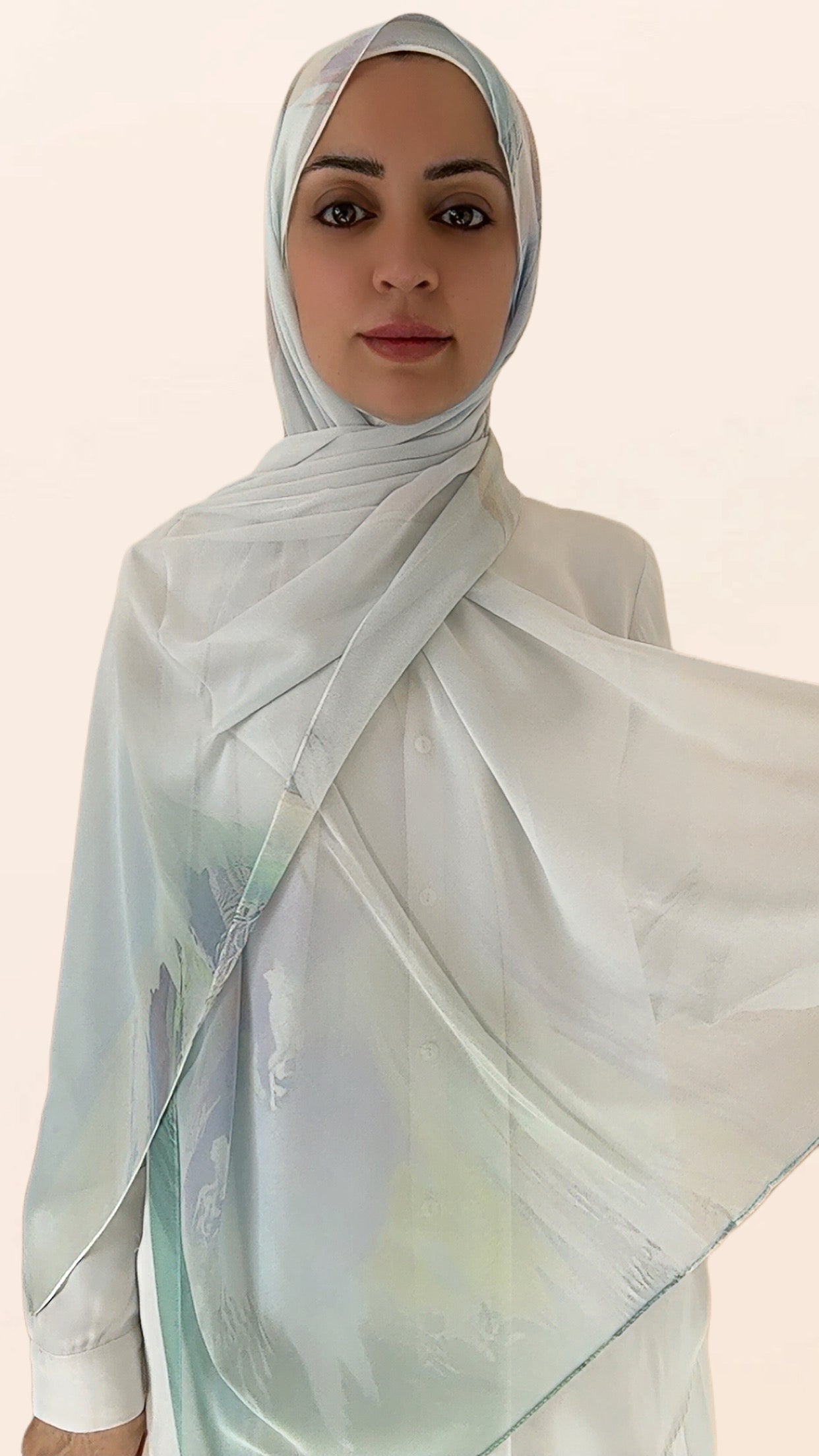 Pastel Hues Crepe Chiffon Hijab