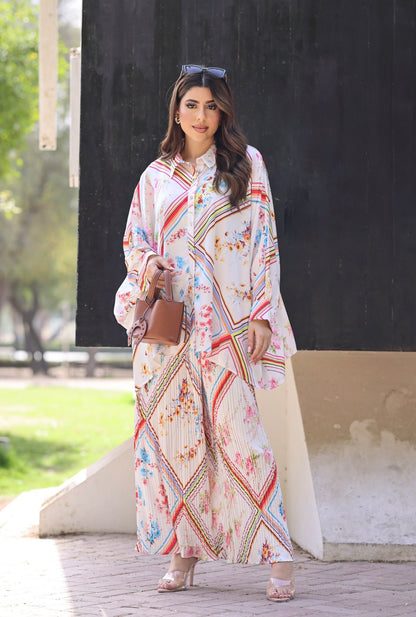 Blossom Set with Plissé Pant