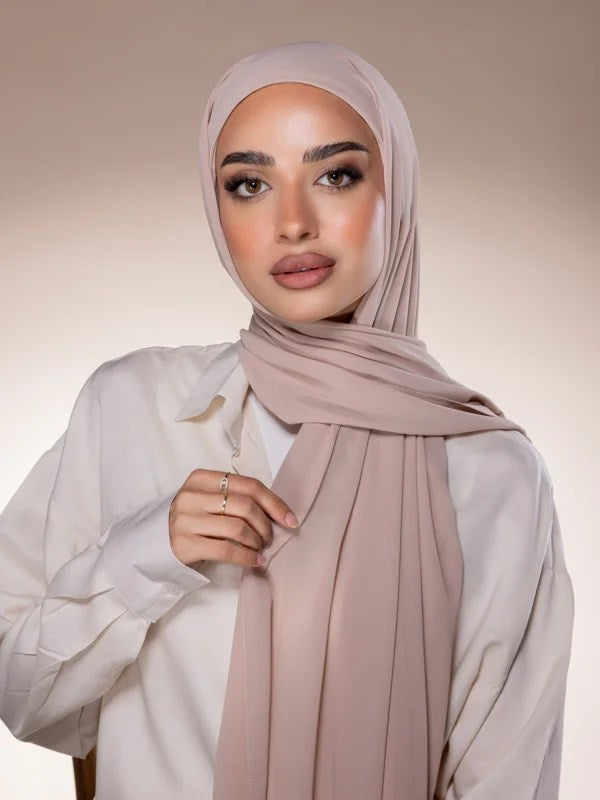 Chiffon Undercap Hijab 2in1