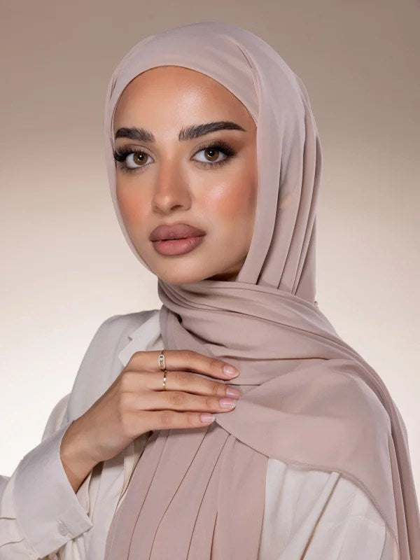 Chiffon Undercap Hijab 2in1