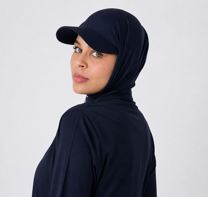 One Piece Swim Cap with Attached Hijab