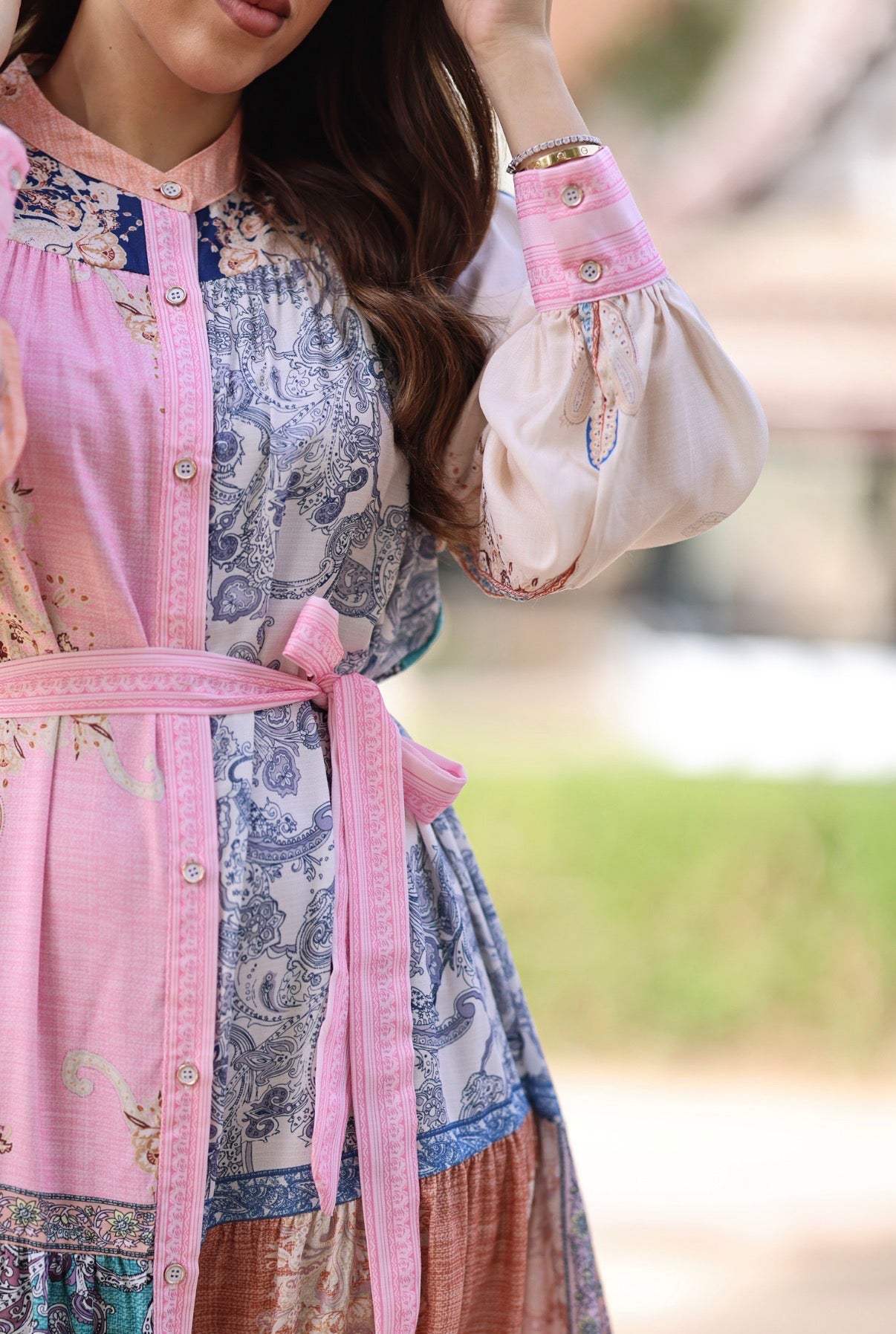 Yasmin Dress with Belt