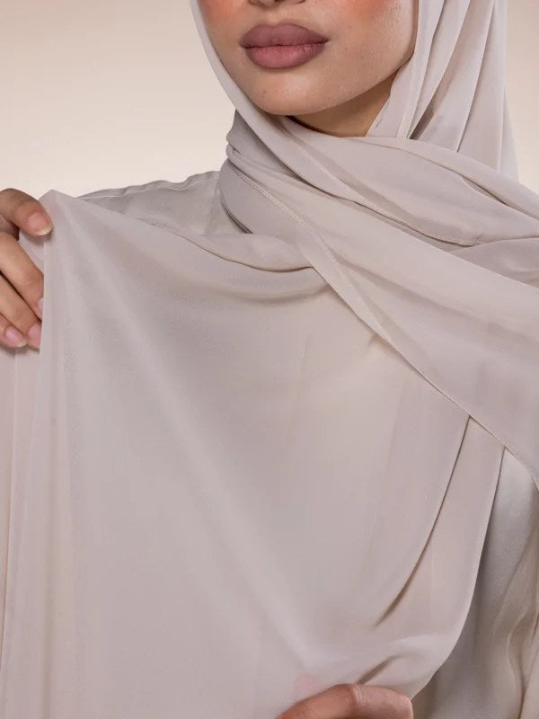 Chiffon Undercap Hijab 2in1