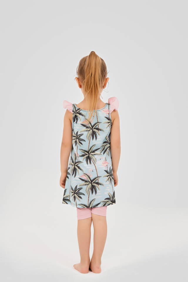 Flamingo Island Swimsuit طقم السباحة جزيرة الفلامنغو