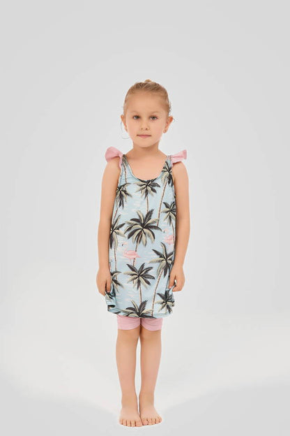 Flamingo Island Swimsuit طقم السباحة جزيرة الفلامنغو