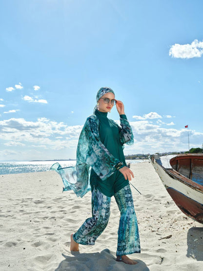 Emerald Shore Belted Paero Cashmayo