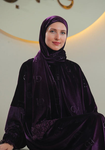 Signature Velvet Prayer Abaya