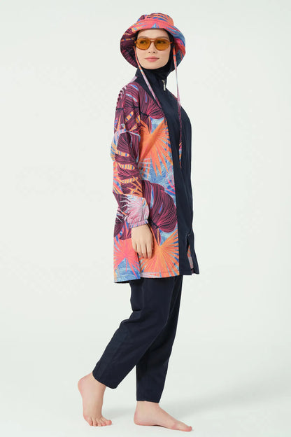 Tropical Palm Burkini بوركيني النخلة الاستوائية