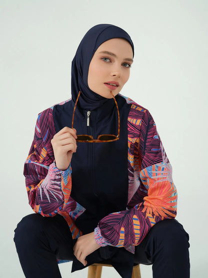 Tropical Palm Burkini بوركيني النخلة الاستوائية