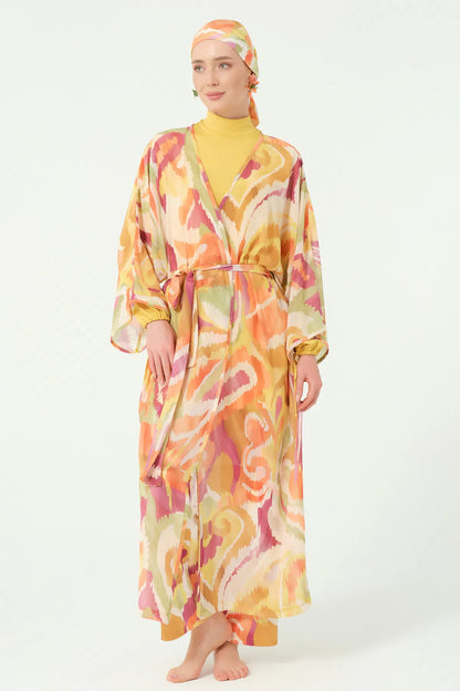 Ocean Breeze Belted Pareo كاش مايو