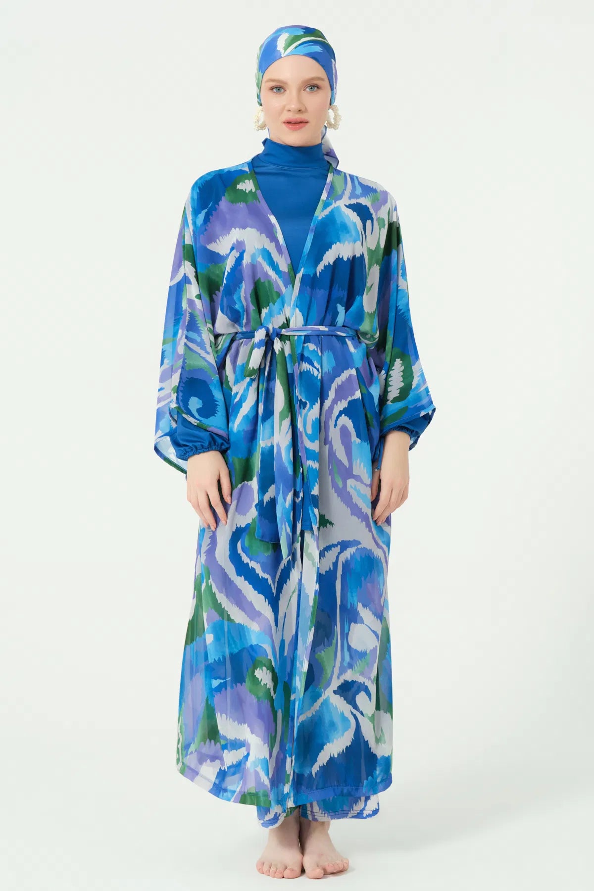 Ocean Breeze Belted Pareo كاش مايو