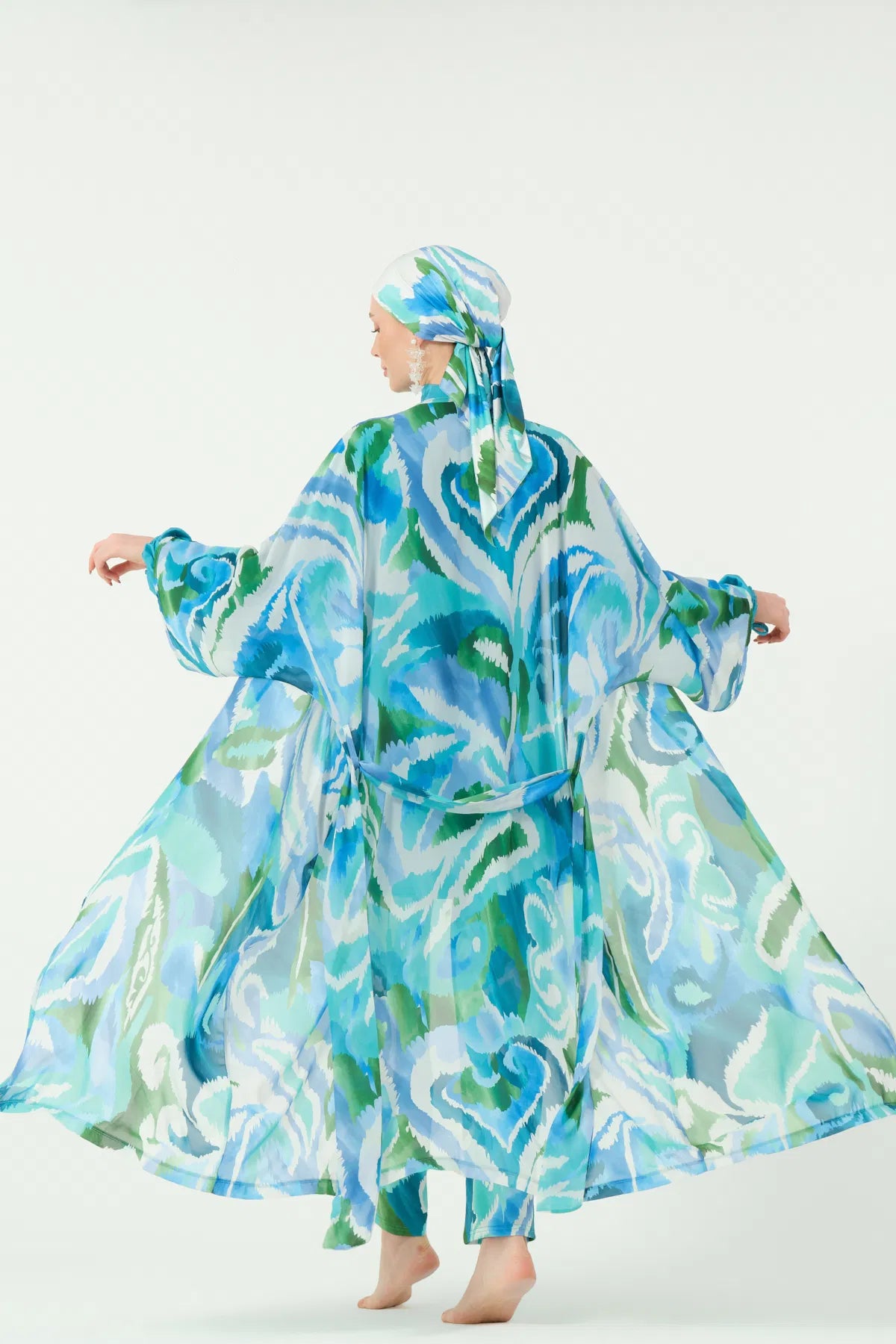 Ocean Breeze Belted Pareo كاش مايو
