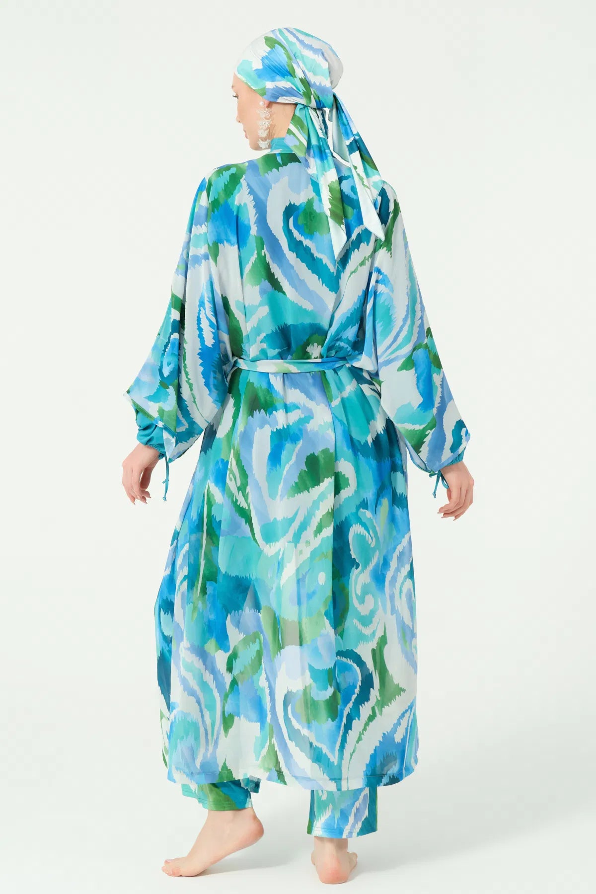 Ocean Breeze Belted Pareo كاش مايو