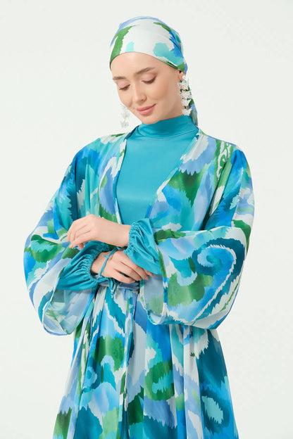 Ocean Breeze Belted Pareo كاش مايو