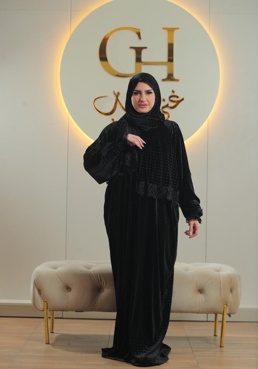 Dolka Velvet Prayer Abaya