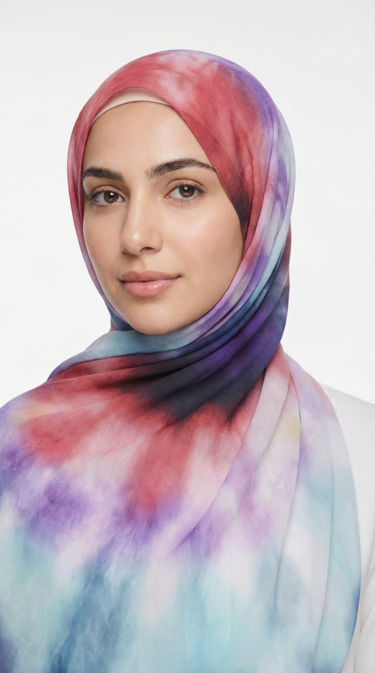 Colorway Chiffon Shawl