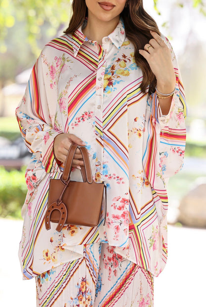 Blossom Set with Plissé Pant
