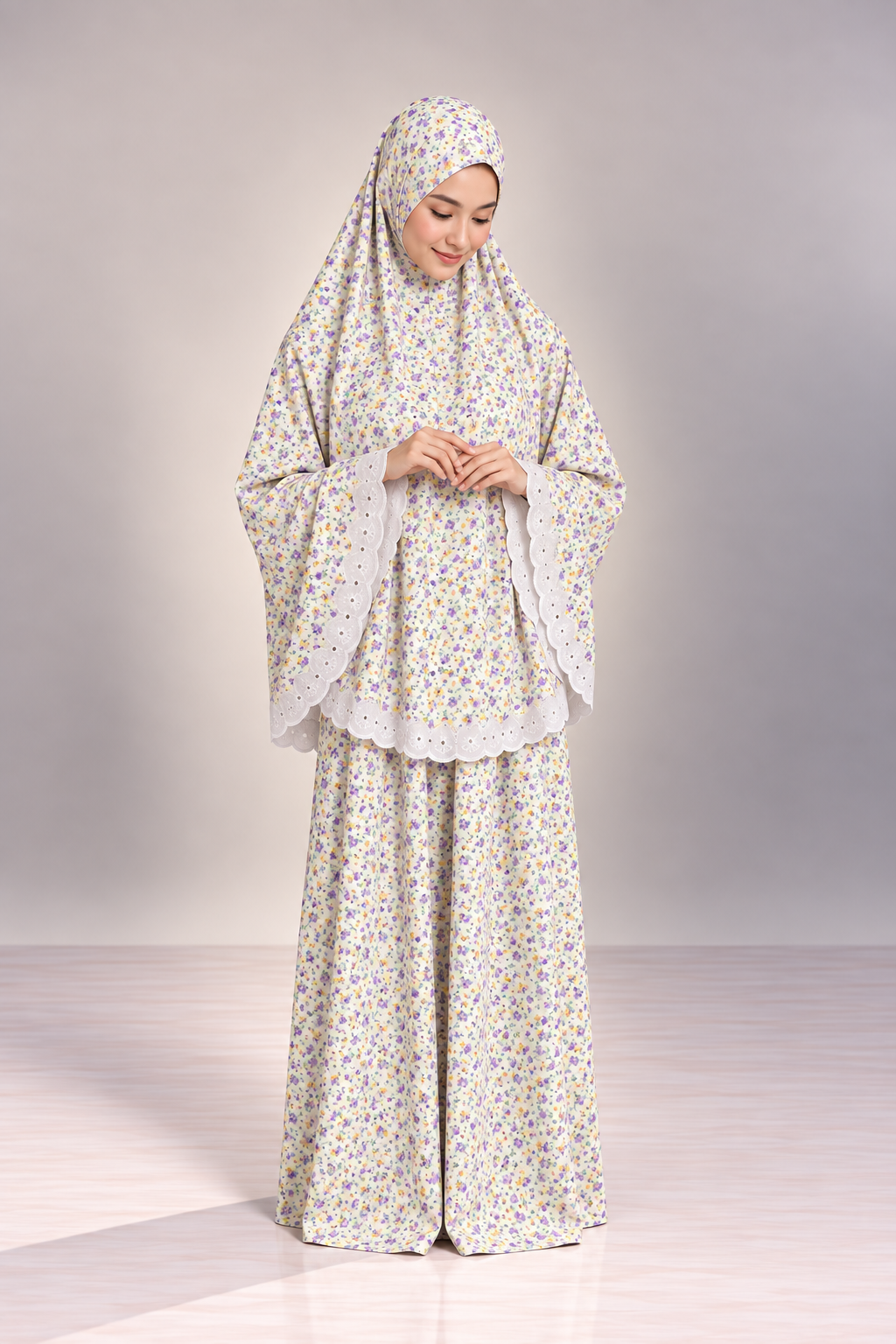 Floral Prayer Set – 2 Pieces