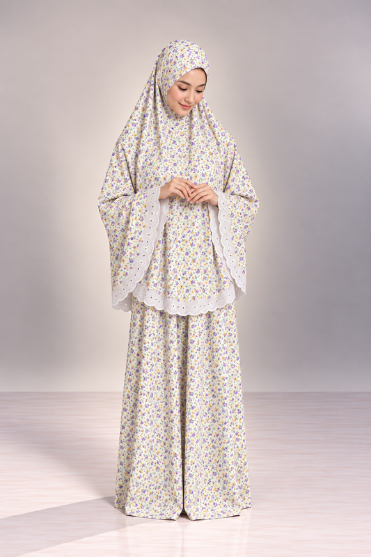 Floral Prayer Set – 2 Pieces