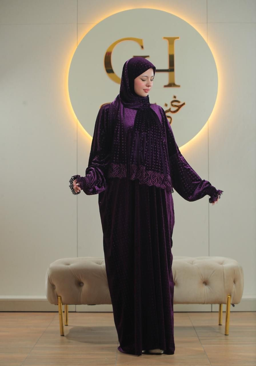 Dolka Velvet Prayer Abaya