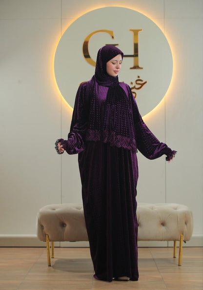 Dolka Velvet Prayer Abaya