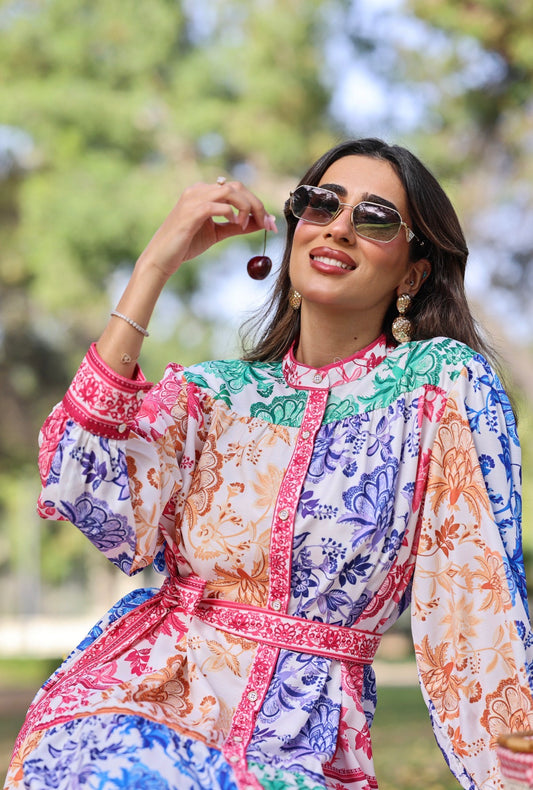 Shatha Dress with Belt