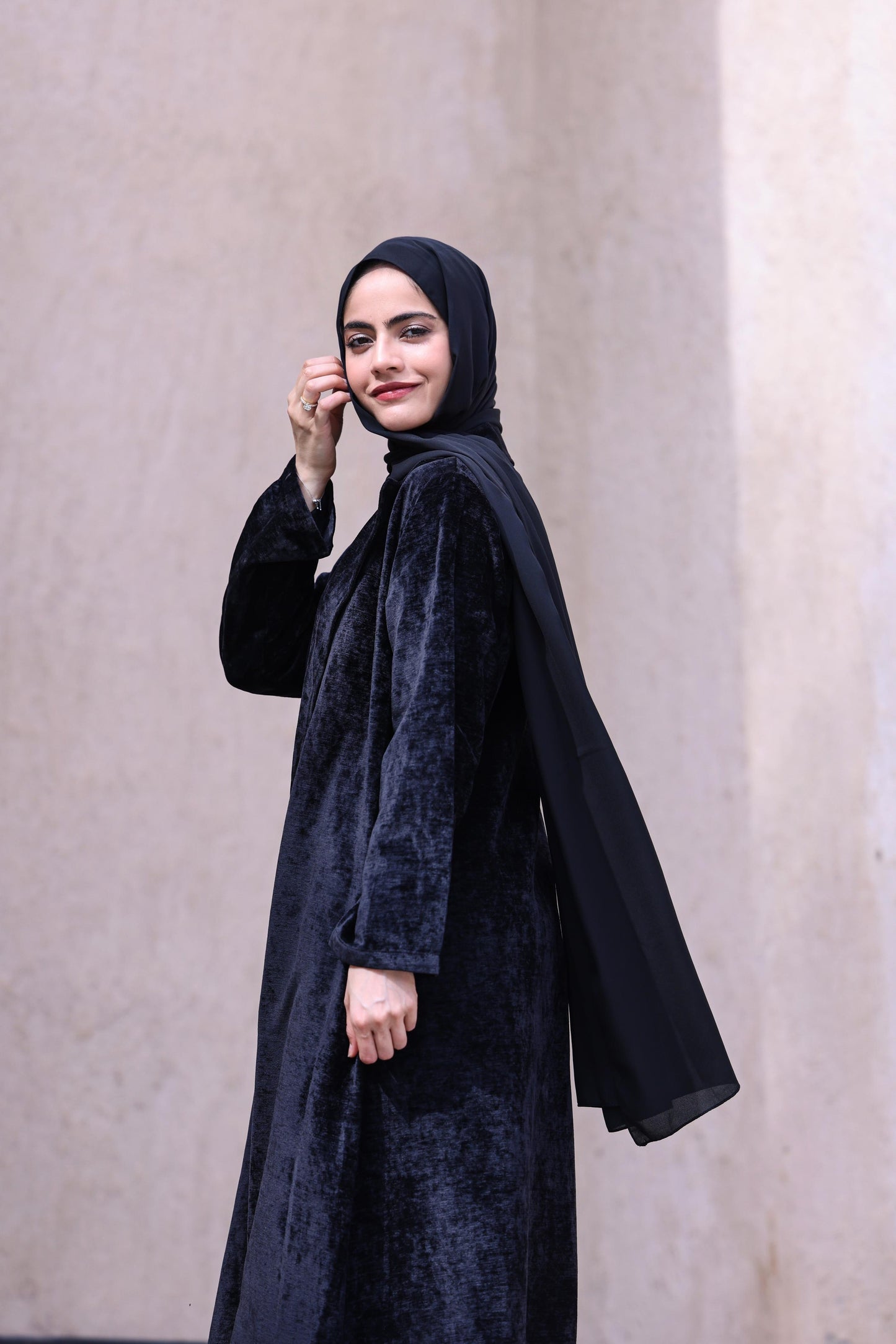 Velvet Blazer Abaya