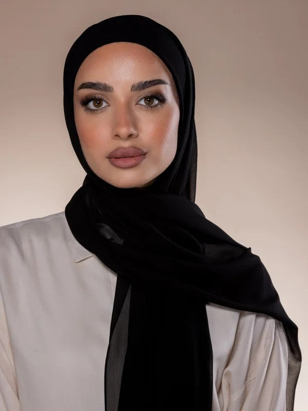Chiffon Undercap Hijab 2in1